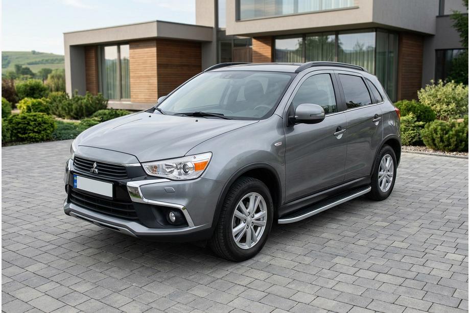Mitsubishi ASX 2010–2023 Bočné nášľapy Tayga Grey (2 ks, hliník) Image