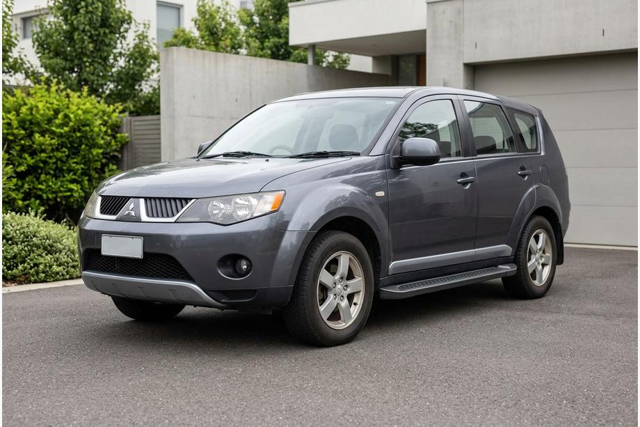 Mitsubishi Outlander 2006–2012 Bočné nášľapy Allmond Black (2 ks, hliník) Image