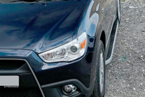 Mitsubishi Outlander 2006–2012 Bočné nášľapy Tayga Grey (2 ks, hliník) fotografia 10