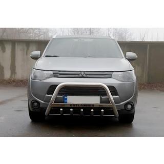 Predný ochranný rám WT004 (nerez) Mitsubishi Outlander 2012–2021 fotografia 3