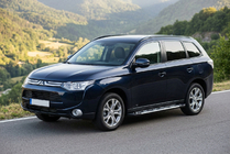 Mitsubishi Outlander 2012–2021 Bočné nášľapy Sunrise (2 ks, hliník) fotografia 1