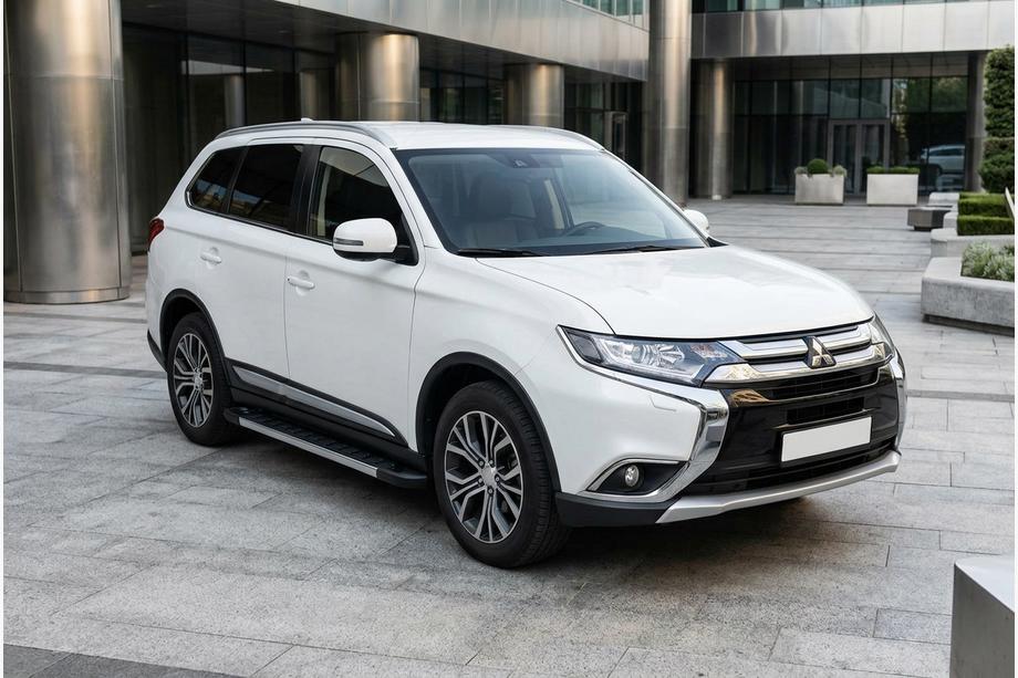 Mitsubishi Outlander 2012–2021 Bočné nášľapy RedLine V1 (2 ks, hliník) Image