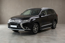 Mitsubishi Outlander 2012–2021 Bočné nášľapy Duru (2 ks, hliník) fotografia 1