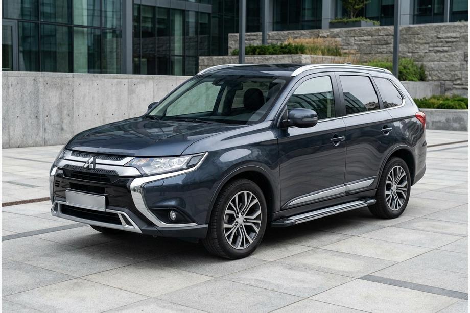 Mitsubishi Outlander 2012–2021 Bočné nášľapy Rainbow (2 ks, hliník) Image