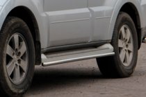 Mitsubishi Pajero Wagon IV 2006–2021 Bočné trubky (2 ks, nerez) fotografia 5