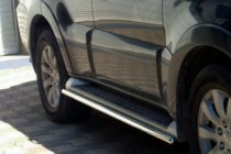 Mitsubishi Pajero Wagon IV 2006–2021 Bočné trubky (2 ks, nerez) fotografia 1