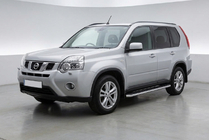 Nissan X-trail T31 2007–2014 Bočné prahy Maydos V1 (2 ks, hliník ↗ nehrdzavejúca oceľ) fotografia 1