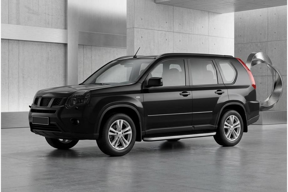 Nissan X-trail T31 2007–2014 Bočné nášľapy Tayga Grey (2 ks, hliník) Image