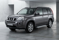 Nissan X-trail T31 2007–2014 Bočné nášľapy Rainbow (2 ks, hliník) fotografia 1