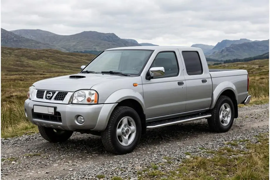 Nissan NP300 1999–2015 Bočné prahy Maydos V1 (2 ks, hliník ↗ nehrdzavejúca oceľ) Image