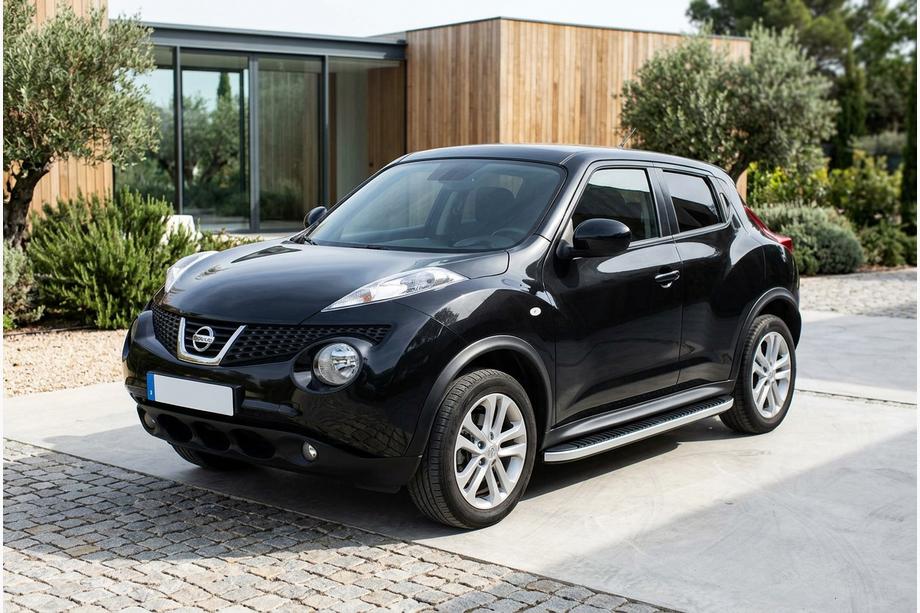 Nissan Juke 2010–2019 Bočné nášľapy Tayga Grey (2 ks, hliník) Image