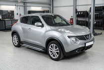 Nissan Juke 2010–2019 Bočné nášľapy Rainbow (2 ks, hliník) fotografia 1