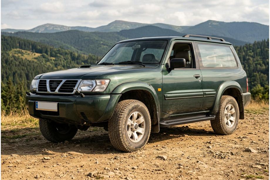 Nissan Patrol Y61 1997–2011 Bočné nášľapy Allmond Black (2 ks, hliník) Image