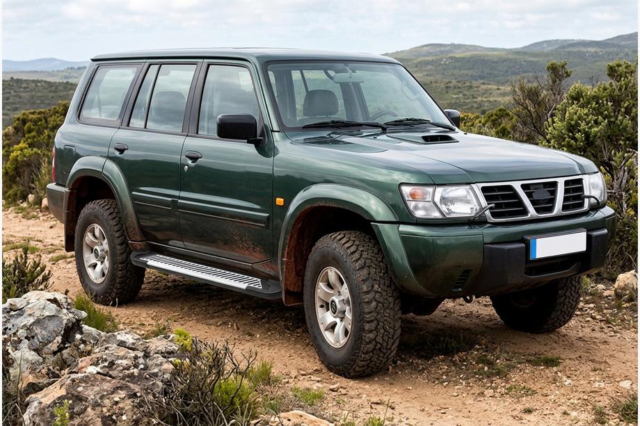 Nissan Patrol Y61 1997–2011 Bočné prahy Line (2 ks, hliník) Image