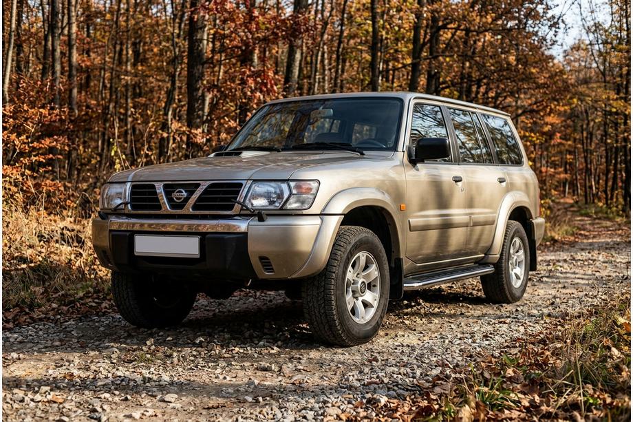 Nissan Patrol Y61 1997–2011 Bočné prahy Maydos V1 (2 ks, hliník ↗ nehrdzavejúca oceľ) Image