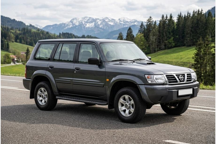 Nissan Patrol Y61 1997–2011 Bočné nášľapy Bosphorus Black (2 ks, hliník) Image