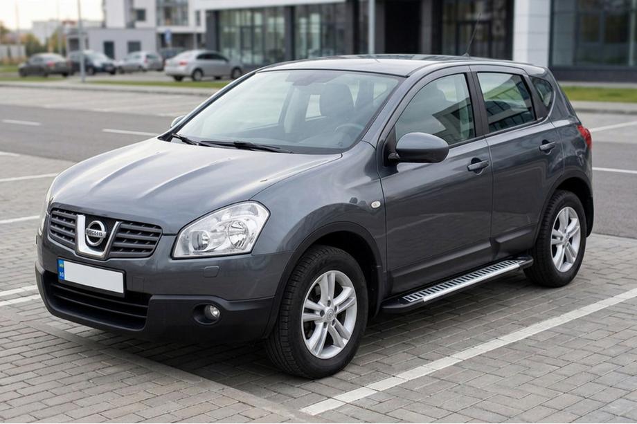 Nissan Qashqai 2007–2010 Bočné prahy Line (2 ks, hliník) Image
