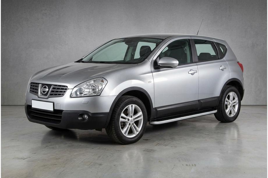 Nissan Qashqai 2007–2010 Bočné nášľapy Tayga Grey (2 ks, hliník) Image