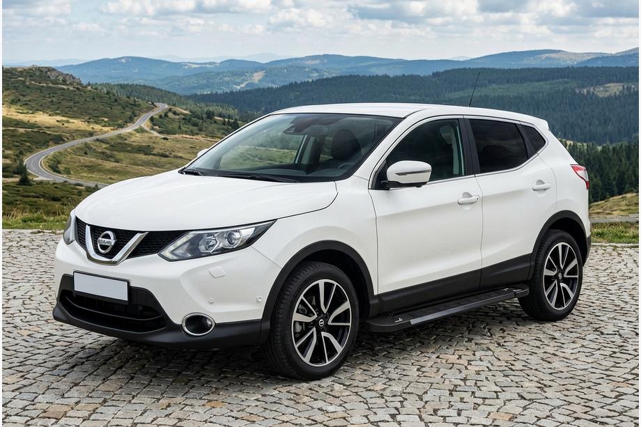 Nissan Qashqai 2014–2021 Bočné nášľapy RedLine Black (2 ks, hliník) Image
