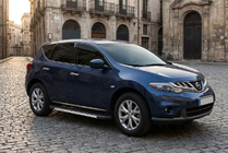 Nissan Murano 2008–2014 Bočné nášľapy Duru (2 ks, hliník) fotografia 1
