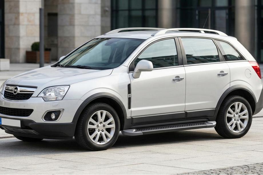Opel Antara 2006–2017 Bočné nášľapy Allmond Black (2 ks, hliník) Image