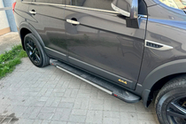 Opel Antara 2006–2017 Bočné nášľapy RedLine V1 (2 ks, hliník) fotografia 2