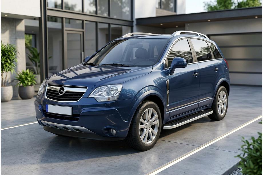 Opel Antara 2006–2017 Bočné prahy Tayga Grey (2 ks, hliník) Image