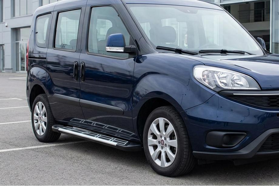 Opel Combo 2012–2018 Bočné prahy Sunrise (2 ks, hliník) Image