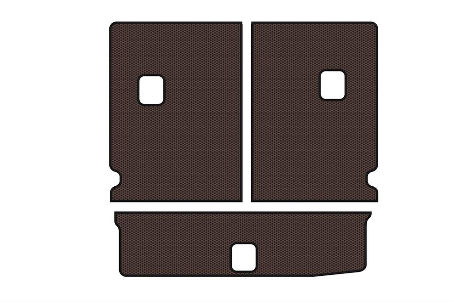 Chevrolet Orlando 2010–2018 Gumená vanička do kufra Carsuit V-1 (Hnedá) Image