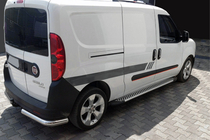 Opel Combo 2012–2018 Bočné prahy Line (2 ks, hliník) fotografia 1