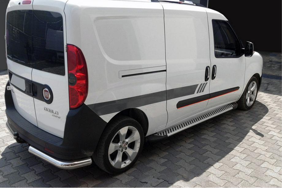 Opel Combo 2012–2018 Bočné prahy Line (2 ks, hliník) Image