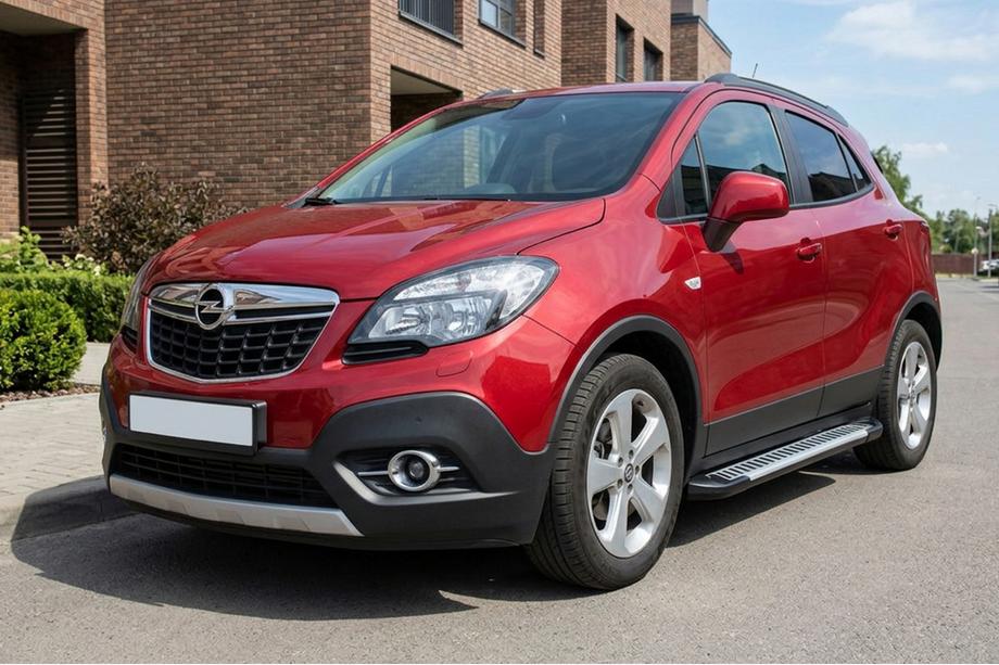Opel Mokka 2012–2021 Bočné prahy Line (2 ks, hliník) Image