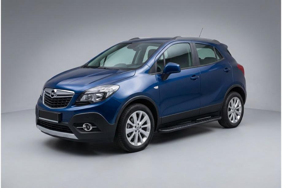 Opel Mokka 2012–2021 Bočné nášľapy Bosphorus Black (2 ks, hliník) Image