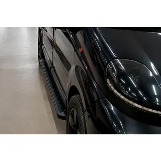 Bočné nášľapy Allmond Black (2 ks, hliník) fotografia 3