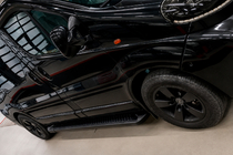 Opel Vivaro 2001–2015 Bočné nášľapy Allmond Black (2 ks, hliník) fotografia 3