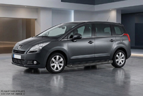 Peugeot 5008 2009–2016 Bočné nášľapy Allmond Black (2 ks, hliník) fotografia 1