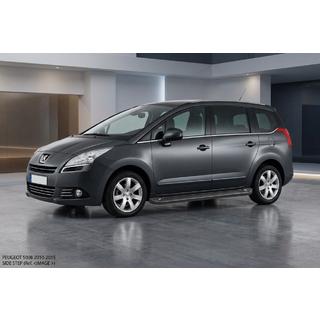 Bočné nášľapy Allmond Black (2 ks, hliník) Peugeot 5008 2009–2016 fotografia 1