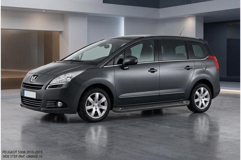 Peugeot 5008 2009–2016 Bočné nášľapy Allmond Black (2 ks, hliník) Image