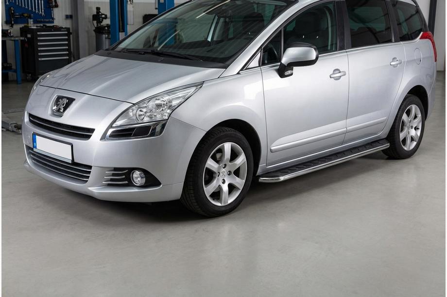 Peugeot 5008 2009–2016 Bočné prahy Maydos V1 (2 ks, hliník ↗ nehrdzavejúca oceľ) Image