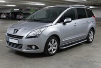 Peugeot 5008 2009–2016 Bočné nášľapy Tayga Grey (2 ks, hliník) fotografia 1