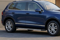 Porsche Cayenne 2003–2010 Bočné nášľapy Duru (2 ks, hliník) fotografia 1