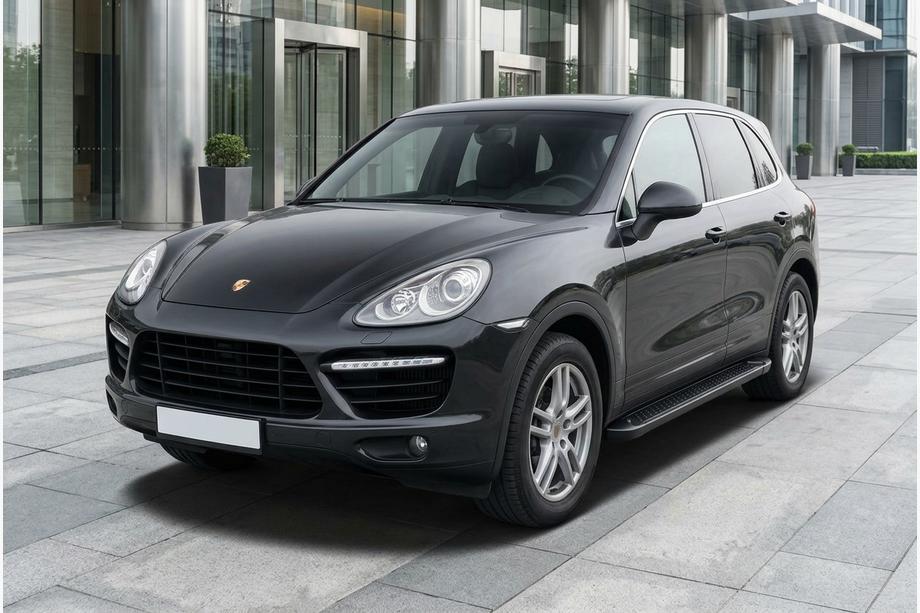 Porsche Cayenne 2010–2017 Bočné nášľapy Allmond Black (2 ks, hliník) Image