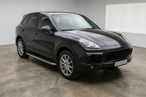 Porsche Cayenne 2010–2017 Bočné prahy Maydos V1 (2 ks, hliník ↗ nehrdzavejúca oceľ) fotografia 1