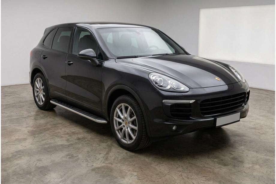 Porsche Cayenne 2010–2017 Bočné prahy Maydos V1 (2 ks, hliník ↗ nehrdzavejúca oceľ) Image