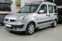 Renault Kangoo 1998–2008 Bočné nášľapy Rainbow (2 ks, hliník) fotografia 1