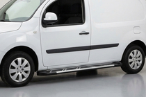 Renault Kangoo 2008–2020 Bočné prahy Sunrise (2 ks, hliník) Dlhý rázvor fotografia 1