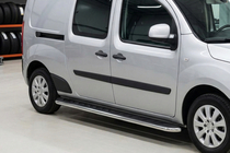 Renault Kangoo 2008–2020 Bočné nášľapy Maydos V1 (2 ks, hliník / nerez) fotografia 1