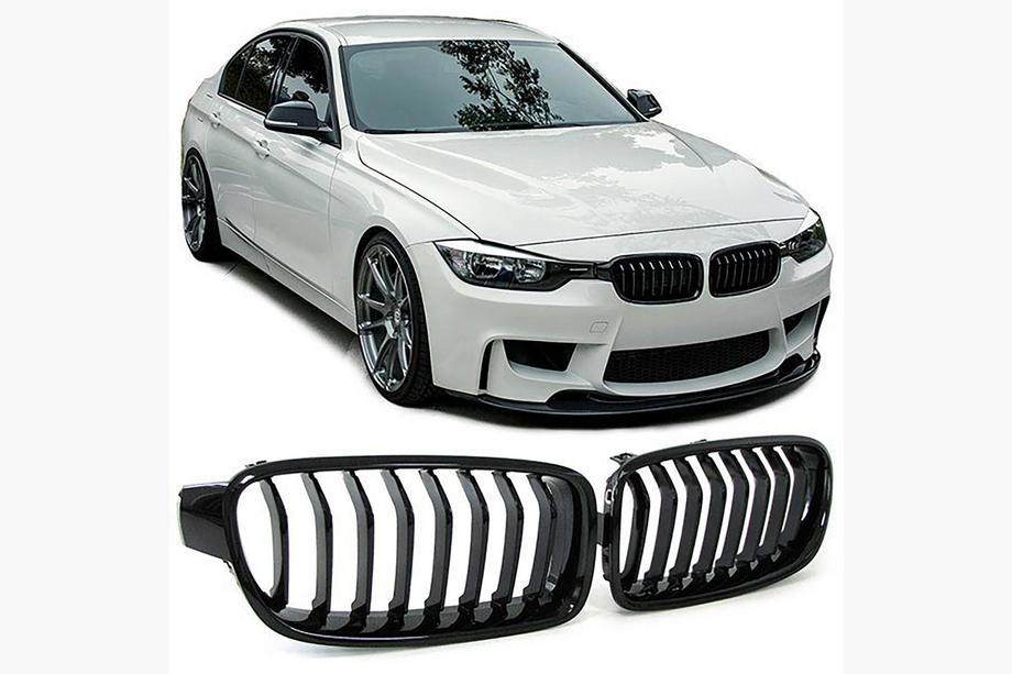 BMW rad 3 F30/F31 2012–2019 Obličkové mriežky 1Bar (8 lamiel) Fotografia 1