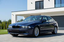 BMW 5. séria E39 1996–2003 1-Bar mriežky obličiek (2000-2003, čierny lesk) fotografia 1