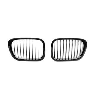 1-Bar mriežky obličiek (2000-2003, čierny lesk) BMW 5. séria E39 1996–2003 fotografia 2